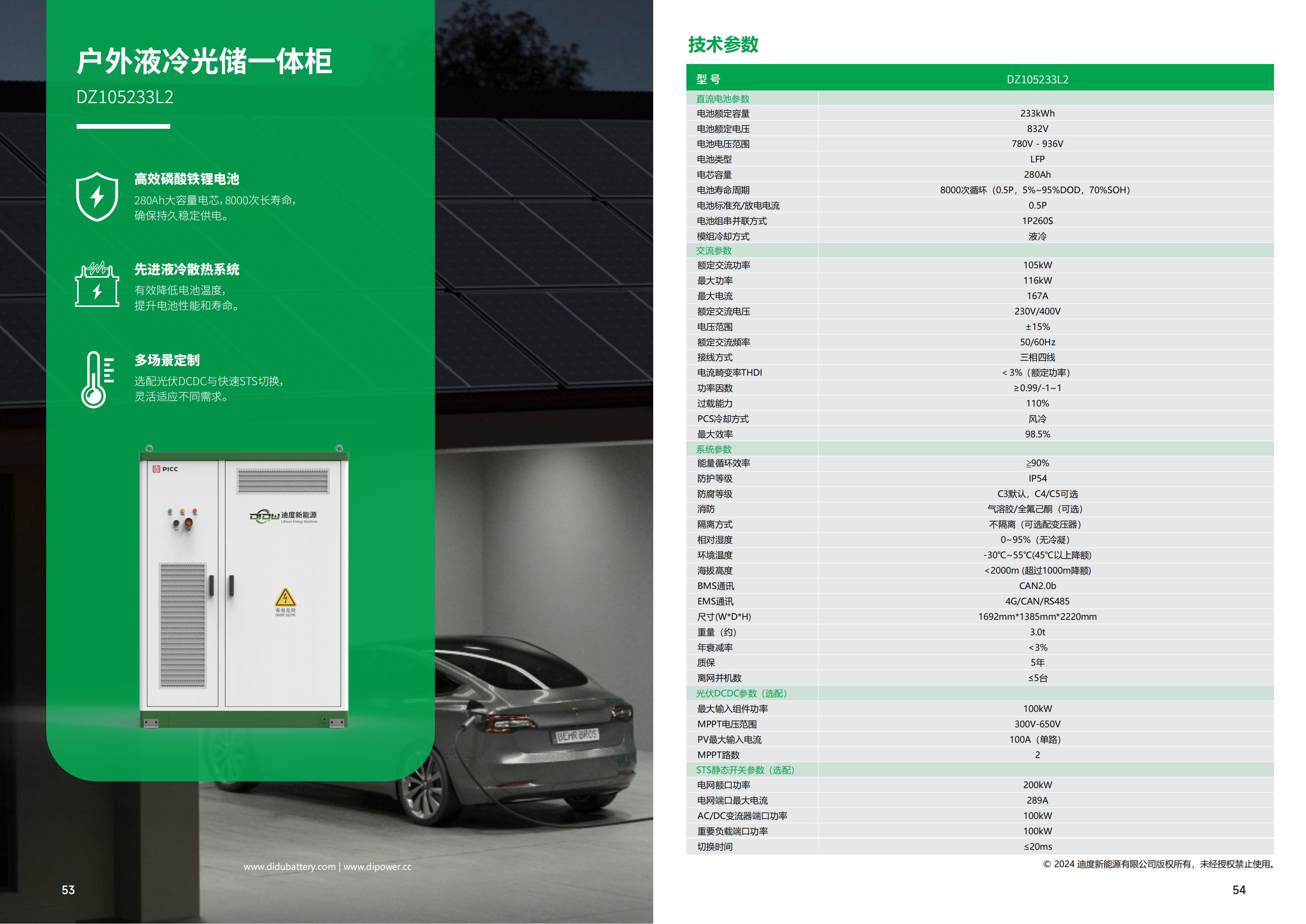 233 KWH INDUSTRIAL AND COMMERCIALENERGY STORAGE PRODUCTS